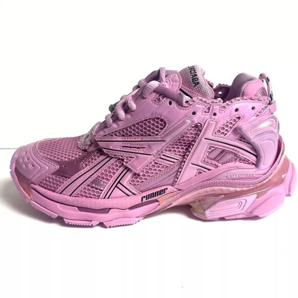 Balenciaga Womens Runner Sneaker Pink Size EU40 US10 - Picture 1 of 6